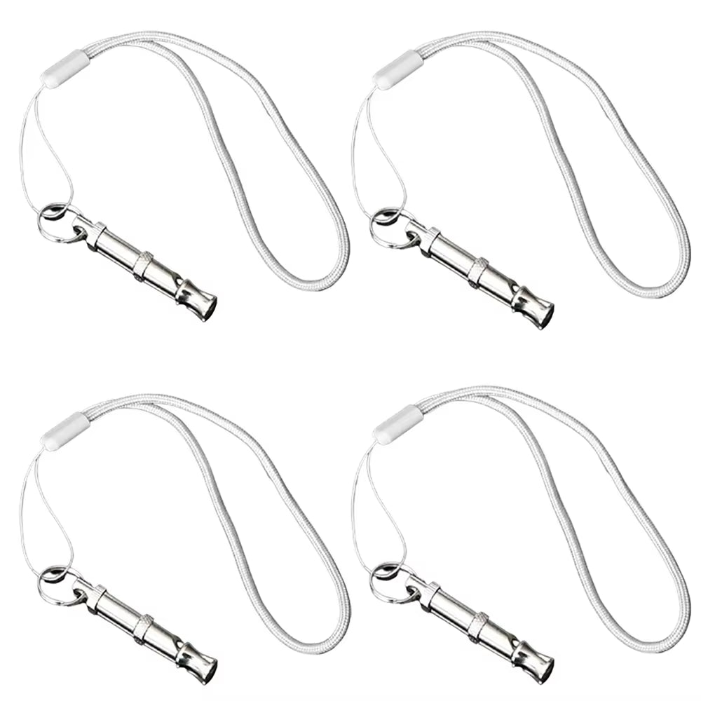 Dog Training Whistle Stop Barking Device Ultrasonic Training Flute Silent Whistle Control Tool Puppy Train Keychain Pet Supplies