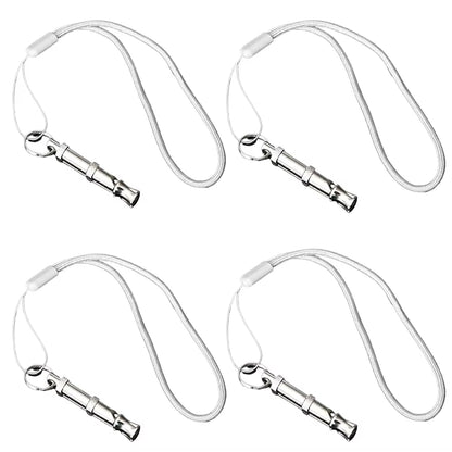 Dog Training Whistle Stop Barking Device Ultrasonic Training Flute Silent Whistle Control Tool Puppy Train Keychain Pet Supplies